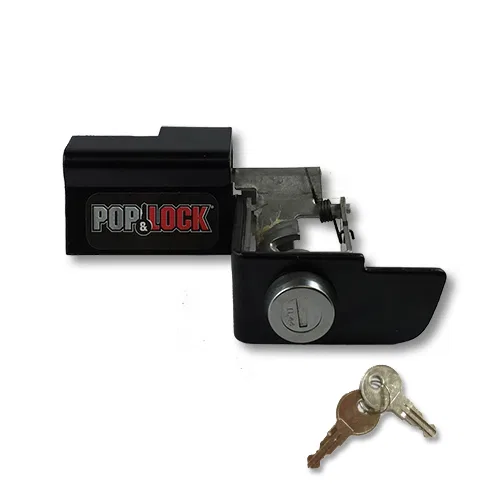 PL1300 – POPNLOCK LLC Tailgate Lock, Locks Tailgate Handle Add-On Lock Manual Black Plastic Direct-F - view 2